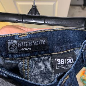 Anchor Blue Big Baggy 38x30 men’s